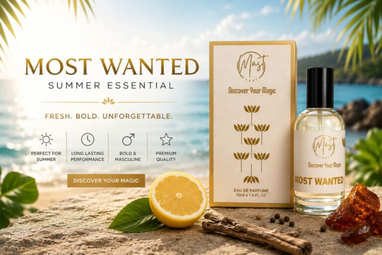 Most Wanted perfume summer fragrance for men with fresh bold and long lasting scent